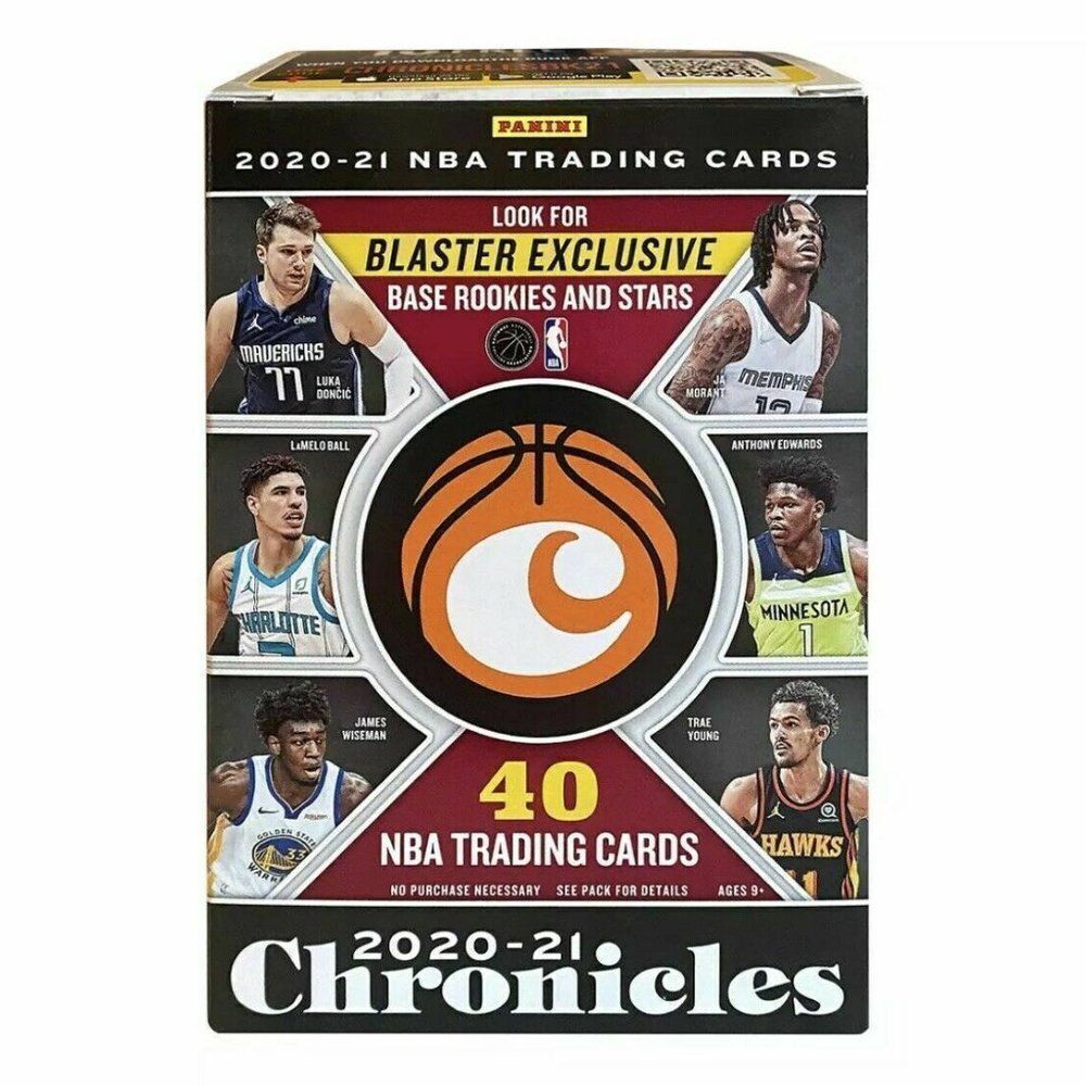 2020-21 Panini NBA Chronicles Trading Cards Blaster (1) SINGLE PACK
